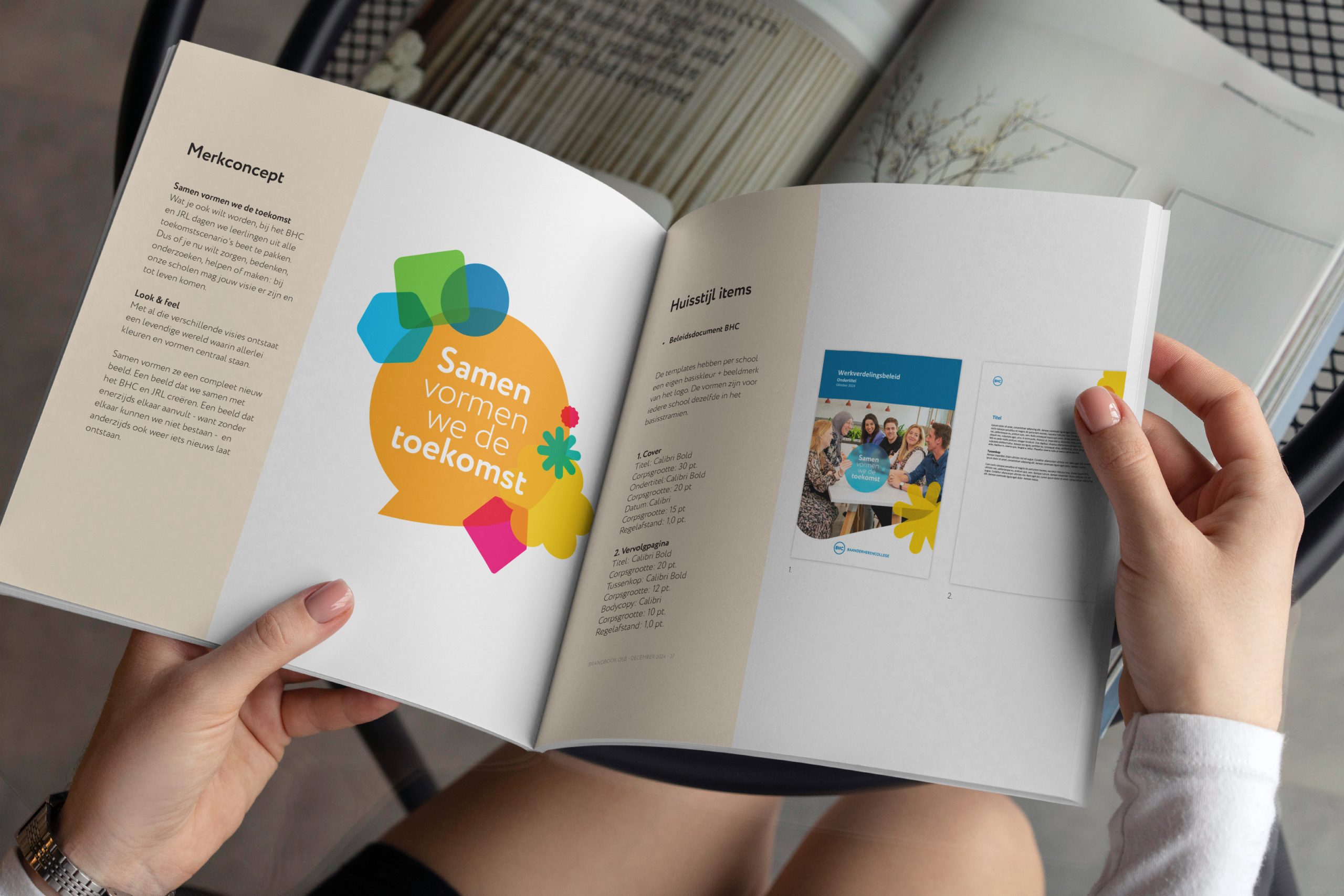 OMO scholengroep Boxtel brandbook realisatie